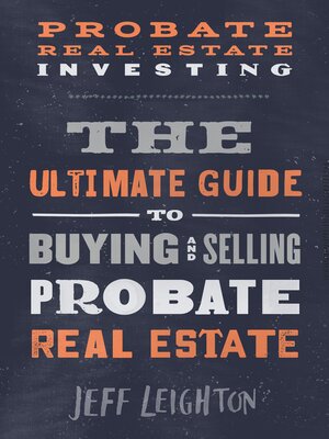 cover image of Probate Real Estate Investing